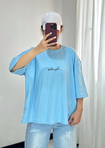 تیشرت باکسی طرحدار نخ پنبه (با کلاس بمون!)