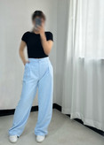 شلوار سیلک نیمبگ ریزشی پاستیلی
