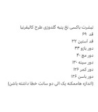تیشرت باکسی نخ پنبه قواره دار نوشته کالیفرنیا