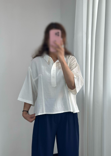 شومیز یقه دار جلو بسته(پولو شرتی) کادنزا
