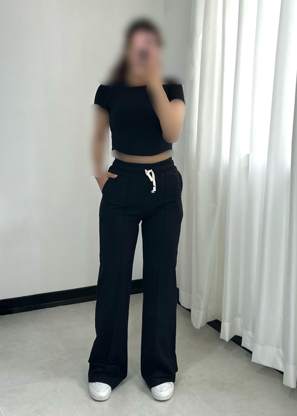 شلوار اسلش نیمبگ دو نخ پنبه