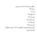 شلوار جین بگ آبی روشن جک پات ریزشی